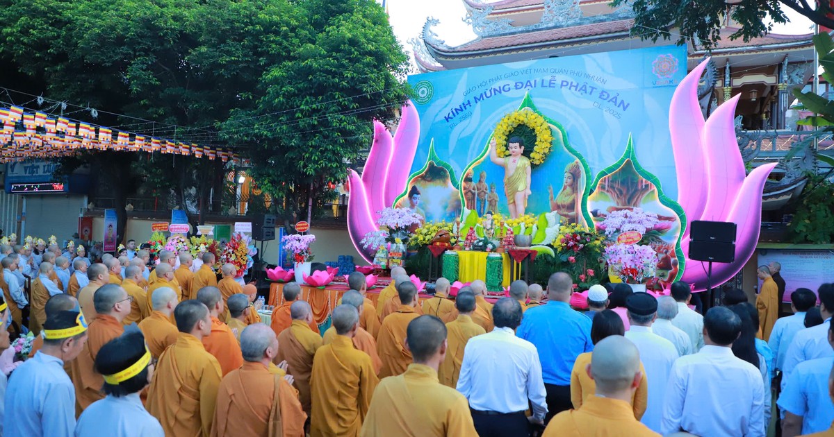 Ban Trị sự GHPGVN Q.Phú Nhuận tổ chức Đại lễ Phật đản Phật lịch