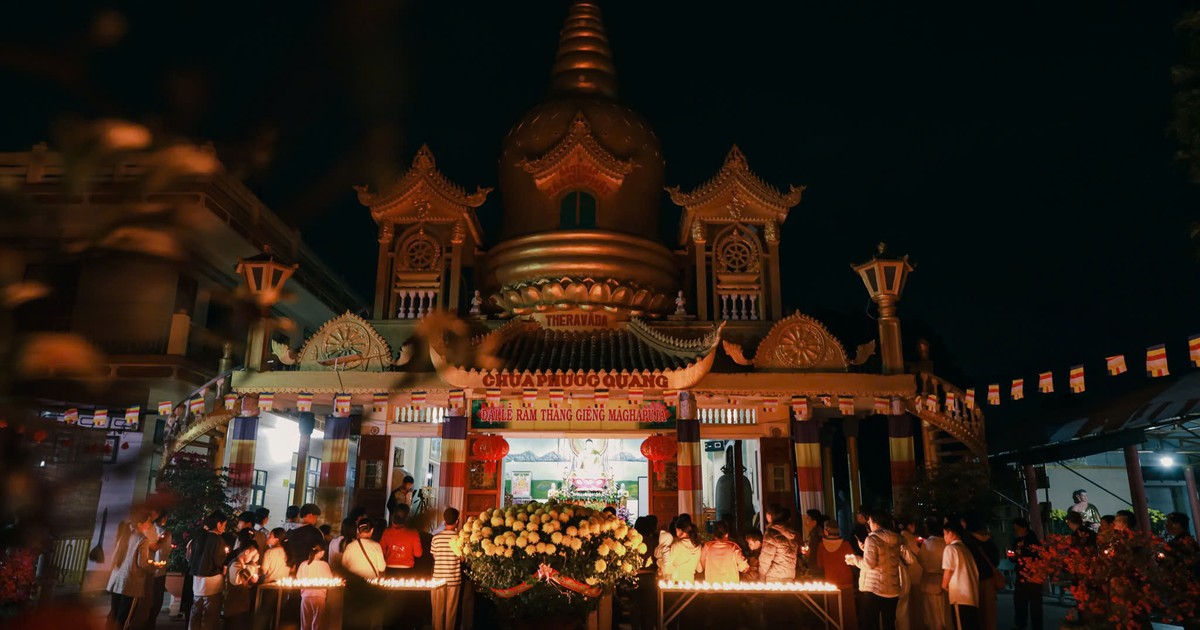 [Ảnh] Lễ Magha Puja tại chùa Phước Quang (H.Tuy Phước, Bình Định)