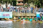 Lễ hội đua ghe ngo tại TP.HCM với chủ để "Đất nước trọn niềm vui" hướng tới chào mừng lễ 30-4 và 1-5