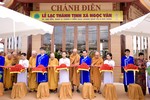 Chư tôn đức cắt băng lạc thành chánh điện tịnh xá Ngọc Vân (TP.Thủ Đức)