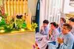 Gia đình Phật tử Sỹ Hoàng (TP.Thủ Đức) niệm Phật cúng dường Phật đản