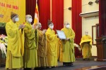 Trung ương Giáo hội tặng Bằng tuyên dương công đức đến Hội đồng Điều hành Học viện Phật giáo VN tại Hà Nội