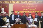 Ban Tôn giáo Chính phủ có lãnh đạo mới, luân chuyển nhiều vụ trưởng 
