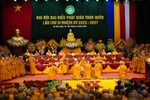 [TRỰC TIẾP]: Lễ suy tôn Đức Pháp chủ, Bế mạc Đại hội đại biểu Phật giáo toàn quốc lần thứ IX