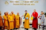 Phái đoàn Phật giáo Mông Cổ thăm Học viện Phật giáo VN tại TP.HCM