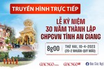[TRỰC TIẾP] Lễ kỷ niệm 30 năm thành lập Ban Trị sự GHPGVN tỉnh An Giang
