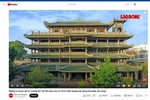 Báo Lao Động lấy hình ảnh Học viện Phật giáo Việt Nam tại TP.HCM (cơ sở I, Q.Phú Nhuận, TP.HCM) để minh họa cho nội dung những hạng mục chùa Phật Quang ở núi Dinh (tỉnh Bà Rịa - Vũng Tàu) xây dựng trái phép và lấn chiếm rừng! - Ảnh trích từ video của Báo Lao Động
