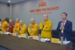 Phiên họp thứ hai giữa Ủy ban Quốc tế Đại lễ Vesak Liên Hiệp Quốc (ICDV) và Giáo hội Phật giáo Việt Nam (GHPGVN) để thảo luận và triển khai các nội dung liên quan đến Đại lễ Vesak Liên Hiệp Quốc 2025 tại TP.HCM - Ảnh: Quảng Đạo