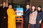 Lãnh đạo Ban Tôn giáo - Sở Nội vụ chúc tết tại chùa An Thái - trụ sở Ban Trị sự GHPGVN huyện Quỳnh Lưu 