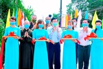Cắt băng khánh thành, đưa vào sử dụng cầu Cây Da tại ấp 6B, xã Lương Hòa, huyện Bến Lức