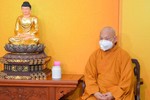 Hòa thượng Thích Thiện Nhơn, Chủ tịch Hội đồng Trị sự GHPGVN - Ảnh: Đăng Huy