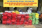  Học viện, chùa Thanh Tâm trao quà đến những gia đình khó khăn do Covid-19 - Ảnh: TT