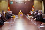 Chư tôn đức Ban Thường trực họp triển khai Phật sự cuối năm
