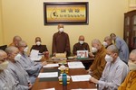 Thượng tọa Thích Trí Chơn chủ trì buổi họp của Ban Văn hóa Phật giáo TP.HCM
