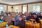 Tăng Ni tham dự buổi phổ biến pháp luật về tín ngưỡng, tôn giáo