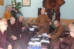 Hòa thượng Thích Đồng Quả chủ trì họp triển khai Phật sự cuối năm