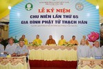 Chư tôn đức tham dự chu niên lần 65 Gia đình Phật tử Thạch Hãn