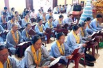 Phật tử tại khóa Bát quan trai