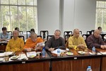 Chư tôn đức Ban Thường trực Ban Trị sự Phật giáo tỉnh tham dự họp