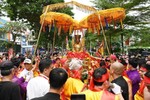 Đây là chương trình rước kiệu lần đầu tiên được tổ chức tại chùa Duệ Tú