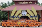 Ban Trị sự Phật giáo H.Hớn Quản kết hợp với chùa Thanh Hòa tổ chức khóa tu mùa hè cho các bạn trẻ