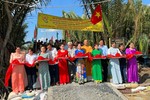 Cắt băng khánh thành cầu Tường Nguyên 480 tại xã Tân Chánh, H.Cần Đước
