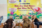 Hiến máu nhân đạo tại tổ đình Minh Tịnh, TP.Quy Nhơn