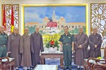  Chư tôn đức Ban Trị sự GHPGVN TP.HCM chúc mừng ngày truyền thống của Quân đội Nhân dân Việt Nam