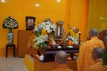 Tang lễ Thượng tọa Thích Tâm Bình tổ chức tại Trường Trung cấp Phật học Khánh Hòa