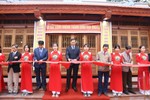 Cắt băng khánh thành ngôi Vạn Ứng tự