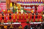 Cắt băng khánh thành chùa Linh Ứng
