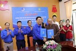 Đại diện Ban Trị sự GHPGVN tỉnh, Hội Liên hiệp Thanh niên VN tỉnh đã ký kết chương trình phối hợp hoạt động