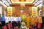 Lãnh đạo Ủy ban TƯMTTQVN chúc mừng Phật đản Phật lịch 2568 đến chư tôn đức GHPGVN