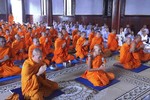Học viện Phật giáo Nam tông Khmer tại TP.Cần Thơ tổng kết khóa thiền Vipassana cho hơn 200 thiền sinh