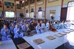 Khóa lễ trì tụng kinh Vu lan - Báo hiếu tại chùa Thiền Tông, H.Tân Thạnh 