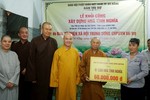 Ban Trị sự GHPGVN TP.Đà Nẵng trao hỗ trợ xây nhà tình nghĩa đến Phật tử Quảng Tịnh