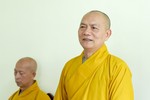 Thượng tọa Thích Phước Thành chủ trì buổi họp