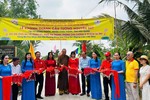 Cắt băng khánh thành cầu Tường Nguyên 527 tại H.Châu Thành, Hậu Giang