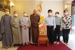 Đoàn Ban Tôn giáo TP.HCM chúc Tết đến chư tôn đức Phật giáo quận 12