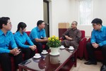 Đoàn Hội Liên hiệp Thanh niên Việt Nam TP.HCM trò chuyện với Thượng tọa Thích Tâm Hải, Tổng Biên tập Báo Giác Ngộ