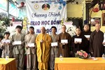 Trao 36 suất học bổng Quảng Tâm đến Tăng Ni và Phật tử