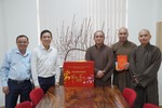 Đoàn Thành ủy, HĐND, UBND, UBMTTQVN TP.HCM chúc Tết Báo Giác Ngộ