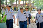 Đại diện Phân ban Gia đình Phật tử T.Ư và các đơn vị khảo sát nơi diễn ra các hoạt động Trại Lục Hòa khu vực miền Đông, miền Tây Nam Bộ và Bình Thuận - Ảnh: Bá Nam