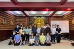 Sinh viên ngành Tôn giáo học tìm hiểu về thiền tại chùa Long Phước 