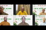  Chư tôn đức Ban Hướng dẫn Phật tử T.Ư tại phiên họp online