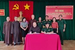 Ban Trị sự Phật giáo quận 5 và Ban Chỉ huy Quân sự ký kết hợp tác 