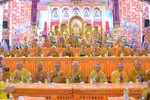 Buổi lễ cúng dường trai Tăng của Pháp hội Vạn Nhân Duyên diễn ra trang nghiêm tại Hội quán Nghĩa An (quận 5, TP.HCM)