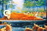 Tranh vẽ Đức Phật nhập Niết-bàn