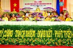 Chư tôn đức Chứng minh, Chủ tọa đoàn đại hội đại biểu Phật giáo huyện Bình Đại nhiệm kỳ 2021-2026