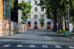 Một góc vắng vẻ của Sài Gòn trong những ngày giãn cách